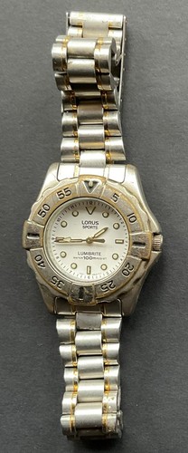 WATCH - LADIES VINTAGE LORUS SPORTS, LUMIBRITE 100m, Japan, Not running