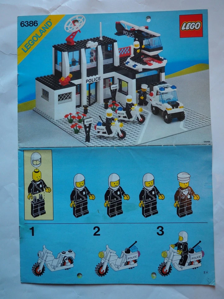 LEGO 6386 Police Command Base, 1986, vintage, legoland, city - Photo 2/4
