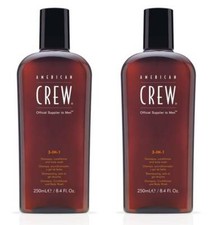 American Crew 3-In-1 Shampoo, Conditioner, and Body Wash 8.4oz Pack of 2 