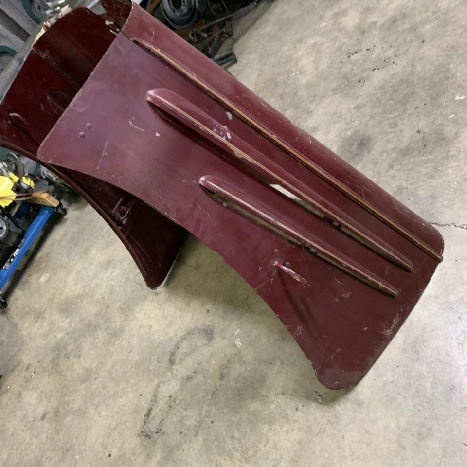 Винтажные оригинальные стандартные верхние и боковые панели капота Chevrolet 1935 1936 годов выпуска от оригинального производителя GM - Изображение 4 из 4