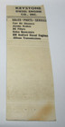 Matches Matchbook Cover Keystone Diesel Engine Co. Wexford PA Pennsylvania — photo 3
