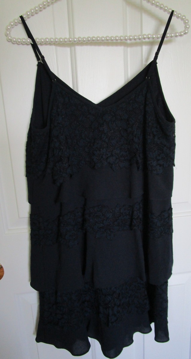 Diane Von Furstenberg DVF Livona Lace Dress Navy Blue SIZE 0 Tiered Layer | eBay Diane Von Furstenberg DVF Livona Lace Dress Navy Blue SIZE 0 Tiered Layer | eBay