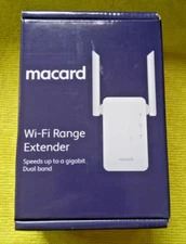 MACARD RE1200 Dual Band Wi-Fi Extender with 1Gbps Ethernet port New