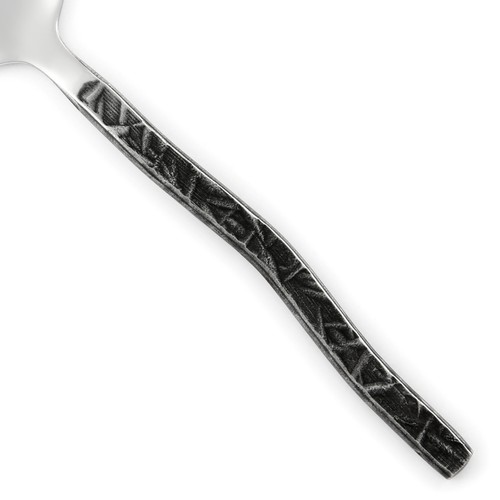 Gourmet Settings NEW WAVE Stainless 18/8 Black Handle Silverware CHOICE Flatware