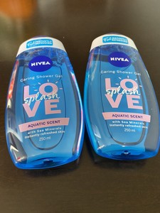 nivea love splash shower gel