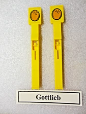 Gottlieb Used Play-field Yellow Drop Targets.  Both Look Very Nice.