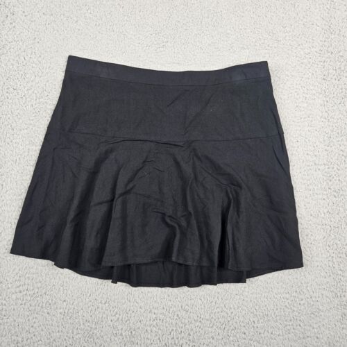 Express Women's black Mini skater circle A-line skirt Size 4 NEW