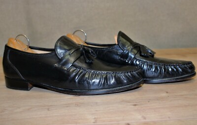 Herren Halbschuhe Halbschuhe NUNN BUSH Leder schwarz 10M US 9,5UK 44FR 28,4cm