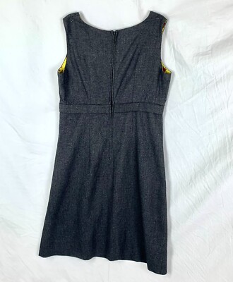 グレーxs Fab 1960s Juniorite Wool Jumper XS-S Mini Tucks MOD Preppy School