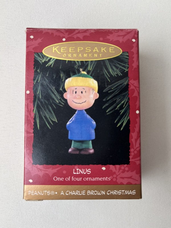 LINUS - Peanuts, A Charlie Brown Christmas - Hallmark Keepsake Ornament 1999