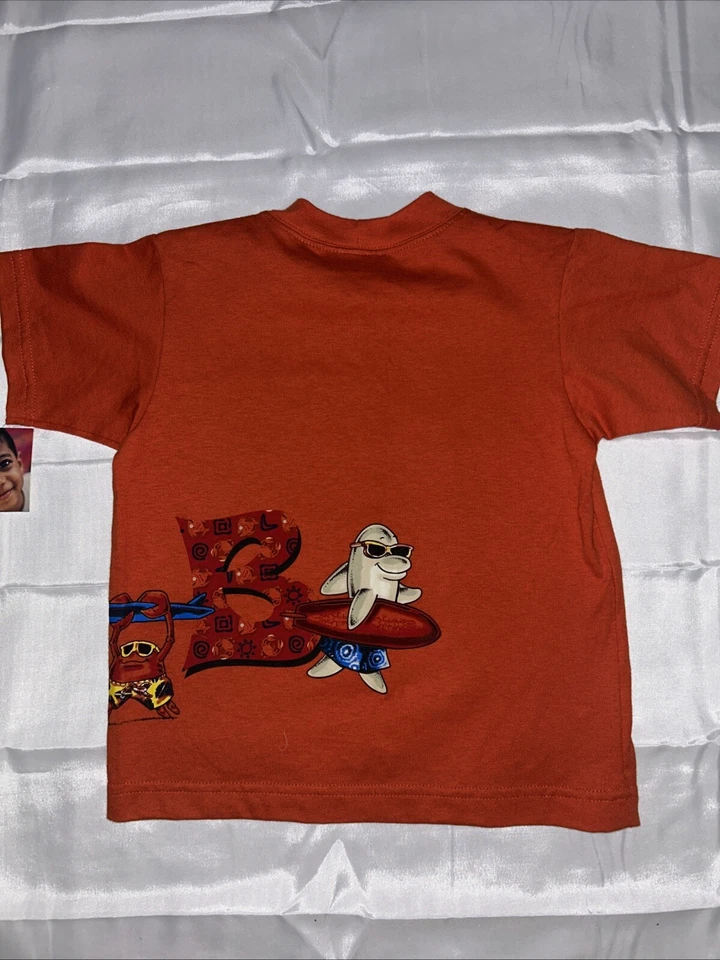 Vintage Oshkosh Surf Wraparound T-shirt Size 4 Boys; New With Tag - Image 2 of 4