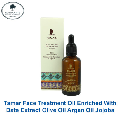 Schwartz Tamar Nourishing Oil Face Treatment Date Extract Olive Argan Jojoba