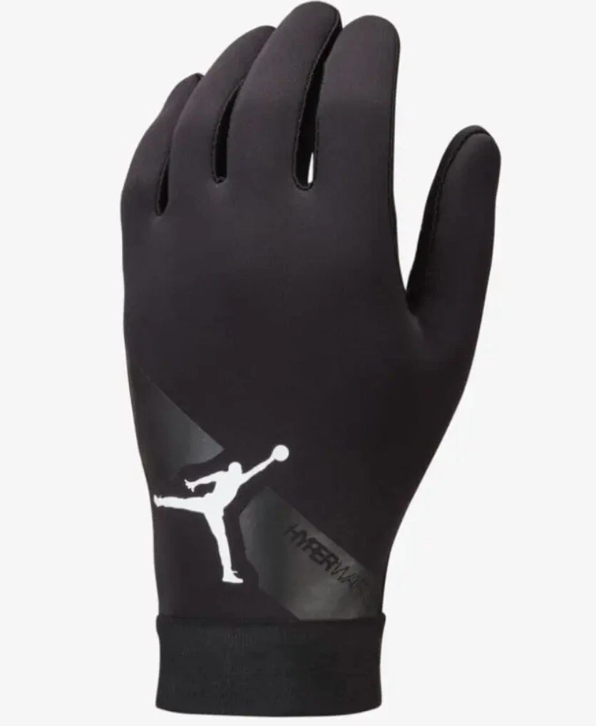 New! Large Nike Jordan Paris Saint Germain PSG Black Hyperwarm Gloves  DC4182-010