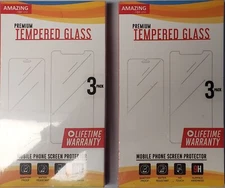 Premium Tempered Glass -3 Pk Mobile Phone Screen Protector For iPhone 11 Pro Max