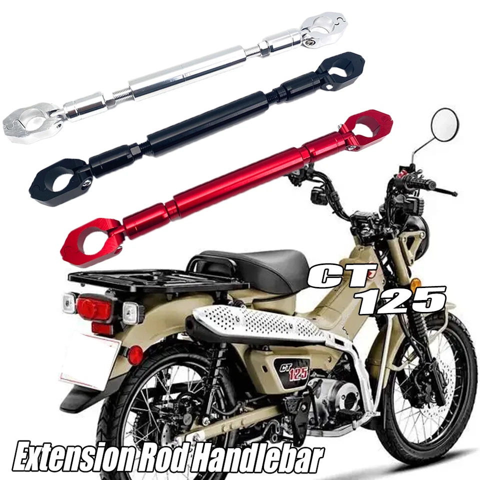 Barra de equilibrio roja para manillar de extensión de motocicleta para Honda CT125 2020-2023 Foto 2 de 4