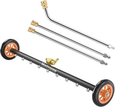 #ad #ad Heliwoo 30quot; Pressure Washer Undercarriage Cleaner 4800PSI Under Car Washer Broom $89.96