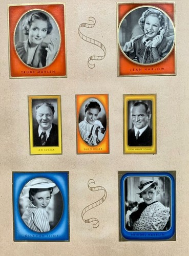 1936 German Bunte Filmbilder MOVIE STAR CARD BOOK Complete GARBO DIETRICH - Imagen 12 de 19