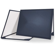 8.5"x11" Smooth Padded Diploma Cover Certificate Holder Navy Blue