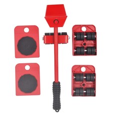 Profi M&ouml;belheber Set Heber mit Rollen Hebel und Rollen