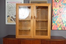 Vintage Retro Ercol Light Elm Display Cabinet Top Unit