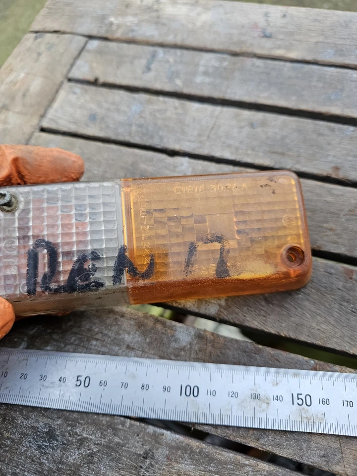 RENAULT R12 TL TS GORDINI 69/75 CIBIE 3076A SIDE LAMP INDICATOR LENSE - Image 2 of 4