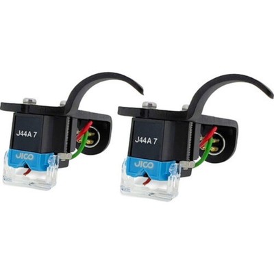 JICO OMNIA J44A 7 DJ IMP SD Turntable Cartridge with Headshell and Stylus(Black)