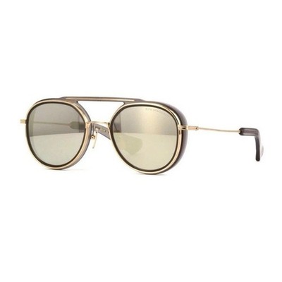 DITA SPACECRAFT C Matte Grey White Gold/Dark Grey Milky Gold Flash Sunglasses