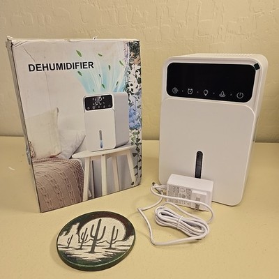Dehumidifier 50oz 600sqft Auto Shut Off Ultra Quiet Timer 7 Colors Sleep Mode