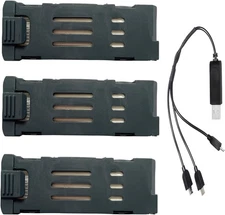 3.7V 600mAh Battery for E58 S168 JY019 JD-19 Drone Battery... 