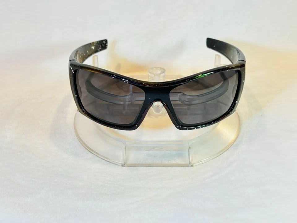 Custom Oakley Batwolf Galaxy ColorShift Sunglasses with Black Mirror Lenses - Image 3 of 4