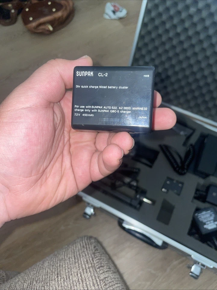 Sunpack Auto 522 Thyristor Full Kit With  All Accessories  And Case - Image 3 of 4