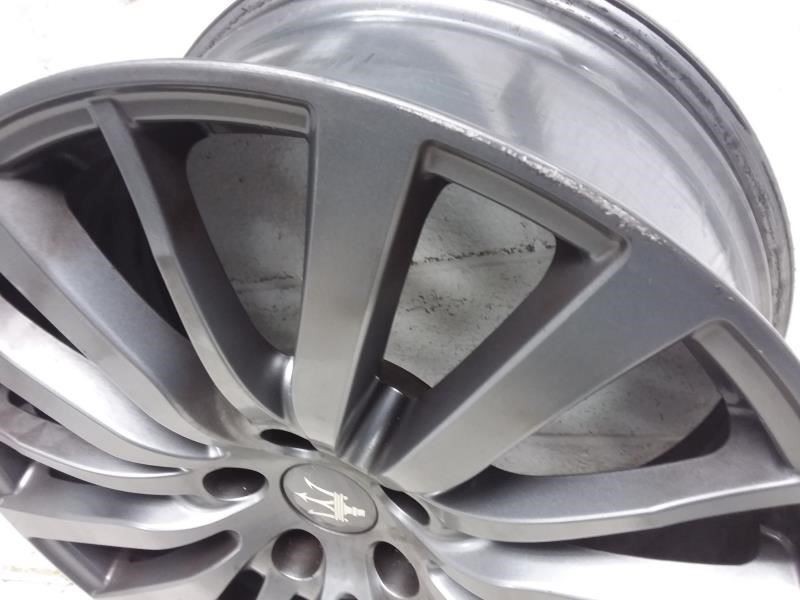 2017 MASERATI GHIBLI 18X8-1/2" Wheel B Condition 15 Spoke OEM Gray 