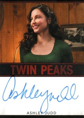 Twin Peaks Log Lady Chroniken: Ashley Judd als Beverly Paige Autogrammkarte