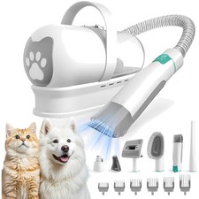Dog Grooming Kit, Pet Grooming Vacuum with Pet Clipper Nail Grinder, Dog Hair...