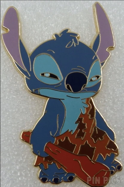 Disney Pin Stitch in Time - Caveman LE 135 - Disney Shopping 2010 - Raro Difícil de Encontrar Foto 2 de 4