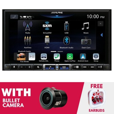 Alpine ILX-507 7'' Multimedia w/ CarPlay/Android Auto & Bullet Camera