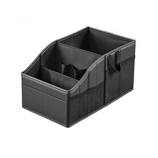 WHHMK Sturdy Leather Car Storage Support Up to 33 LB of Weight, Black