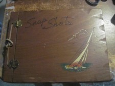 Wooden Picture Album, No Pictures, Used to Store Some Military Pics