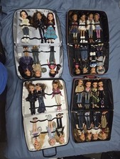Bratz Dolls Bundle. 28 Dolls In 4 Carry Cases. Various Characters.