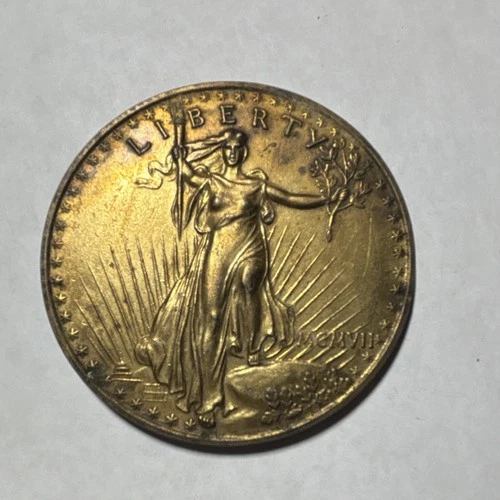 $20 Double Eagle Gold Coin MCMVII Lady Liberty Pre-1933 Circulated Uncertified
