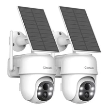 Wireless Solar Battery Powered Security Camera System Outdoor Home Wifi IP 3MP