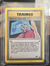 Blaine's Quiz #2 111/132 Gym Challenge Regular - MP on eBay
