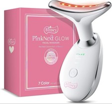7 Color LED Face Neck Massager Red Light Therapy Limited Edition - Biidey