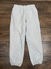 Athleta Girl All Day Jogger Sweatpants Fleece Gray Sz 8-10 M