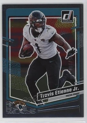 2023 Panini Donruss Press Proof Silver 95/100 Travis Etienne Jr #138 04ag