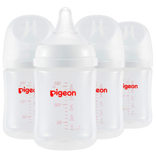 PP Wide Neck Anti-Colic Nursing Bottle, 5 Oz, 4-Pack Includes 4 SS Nipples