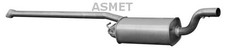 ASMET 07.212 Mittelschalldämpfer für FORD MAZDA VOLVO