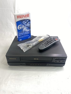 MAGNAVOX VRT222AT21 VHS Player VCR Recorder 4Head WRemotecablestape TEST G2U