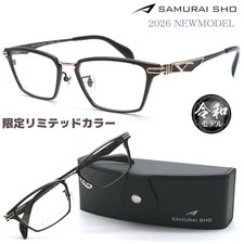SAMURAI SHO ss-TR507 LTD-2 Smoky Brown/Gold Sunglasses Frame Acetate Full-Rim