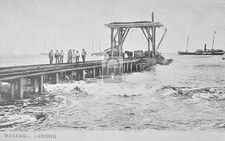 Boat Dock Pier Makaweli Landing Kauai Hawaii HI - Reprint